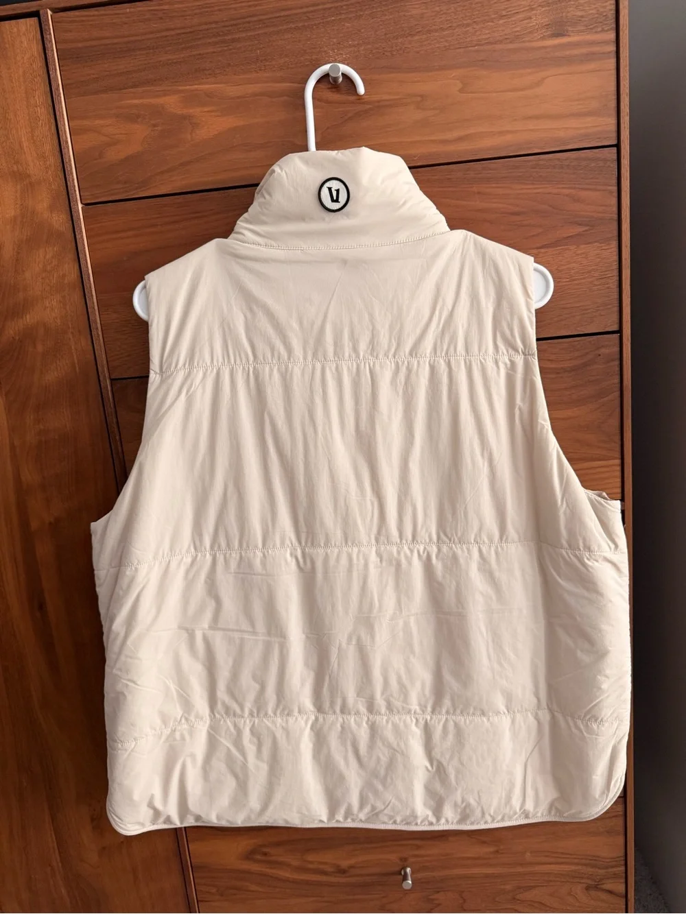 Vuori Cream Quilted Puffer Vest - Picture 3 of 4